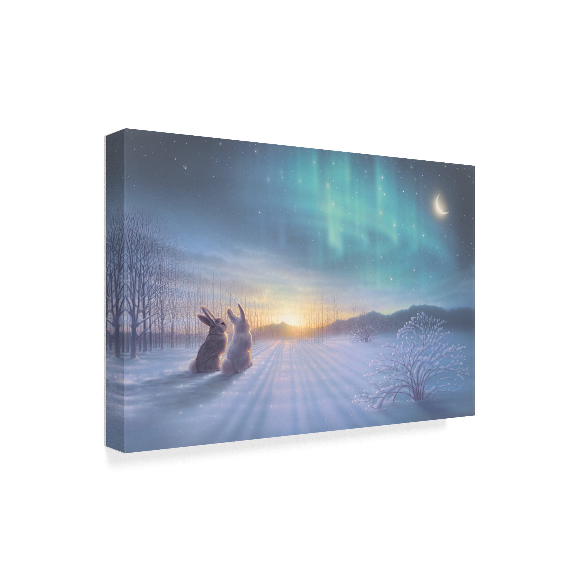 Trademark Fine Art 'Lovely Lovely Night' Canvas Art by Kirk Reinert