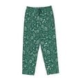 thumbnail image 4 of Xecao Green Christmas Women's Straight Lounge Pajama Pants: The Epitome of Relaxed Sleepwear, 4 of 9