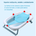 thumbnail image 3 of Soporte Tina Bebe Respaldo Bañera Antideslizante Azul Malubero Soporte de Tina, 3 of 4