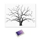 thumbnail image 3 of al de Lienzos sin Marco Impresión de Árbol Imagen Decorativo , Púrpura Colco Árbol de huellas digitales de boda, 3 of 7