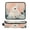 Cute White Rabbit, variant on Hair Tool Organizer Bag with Heat Resistant Mat Removable Travel Storage Case for Hot Air Brushes Curling Irons Enchanted Ocean Scene