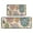 Pioneer Flower Floral, variant on Pioneer Flower Floral Print Pattern Kitchen Rugs Sets Of 2,Anti Fatigue Kitchen Mat Rugs Non Slip Washable,Decorative Kitchen Floor Mats for Kitchen,Sink,Laundry,17"X30" 17"X47"