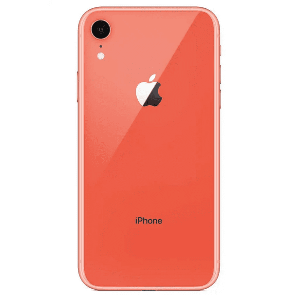Restored Apple iPhone XR 256GB Coral Fully Unlocked Bundle: LED