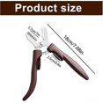 thumbnail image 2 of Chestnut Tongs Nutcracker - 1 Piece Effortless Chestnut Scissors Stainless Steel Cross Opening, Multifunctional Hazelnut-Pecan-Almond Kitchen Utensil, 2 of 5