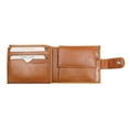 thumbnail image 4 of Adam Burke Natural Cow Leather Bifold Mens Wallet Tan 27AB12, 4 of 5