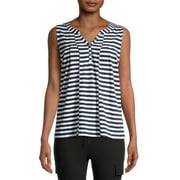 Time and Tru Women's Henley Tank Top