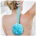 thumbnail image 5 of Triani Shower Sponge Back Scrubber - Men & Women Long Handled Exfoliating Bath & Shower Body Brush - Handheld Luffa Pouf on a Stick for Body, Face Washing - Spa Wash, 5 of 9