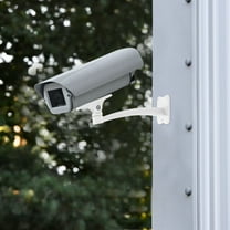 FRCOLOR  Security Camera Mount Bracket Wall-mounted Monitor Support White