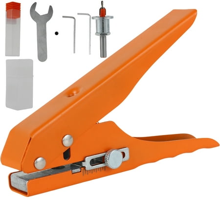 

Threns Single Hole Punch 5/16inch Heavy Duty Hole Puncher Portable Hole Edge Banding Punching Plier Handheld Punching Tool with Scale for Photos Paper Cards Office Crafting