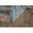 thumbnail image 3 of Linon New Flokati 1400 gram Area Rug Collection, Pink and Blue, 5 x 8, 3 of 5