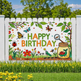 thumbnail image 6 of Colorful Bug Themed Happy Birthday Banner Background Backdrop Party Supplies for Photography Props Kids Birthday Party Decorations Outdoor Celebrations Indoor Decor Events, 6 of 7