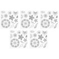 thumbnail image 4 of Clear , Snowflake Shape Christmas Silicone Clear , For Greeting Cards Albums Envelopes, 4 of 8