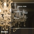 thumbnail image 5 of Bulbrite 861688 LED Filament 5 W Dimmable B11 Light Bulb with Clear Glass Finish & Candelabra E12 Base - 4000K Cool White Light, 500 Lumens, Pack of 4, 5 of 7