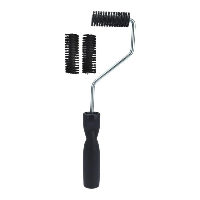Rodillo de fibra de vidrio para laminado de resina de fibra de vidrio, herramienta portátil multiusos con paleta de burbujas para proyectos de resina cabeza 28mmx75mm