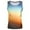 Gold, variant on Beach Tank Tops for Men Funny Gradient Color Sleeveless Muscle Tshirt Casual Summer Vacation Shirts (Grey,XXL)