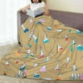 thumbnail image 6 of Cauagu Chemistry Class Pattern Flannel Bed Blankets,Fleece Blanket Comfortable Air Conditioning Blanket for Sofa Bed Travel Couch & Living Room -50"x40", 6 of 8
