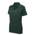 thumbnail image 1 of Gravity Threads Womens Racer Mesh Polo - Dark Forest Green - Small, 1 of 1