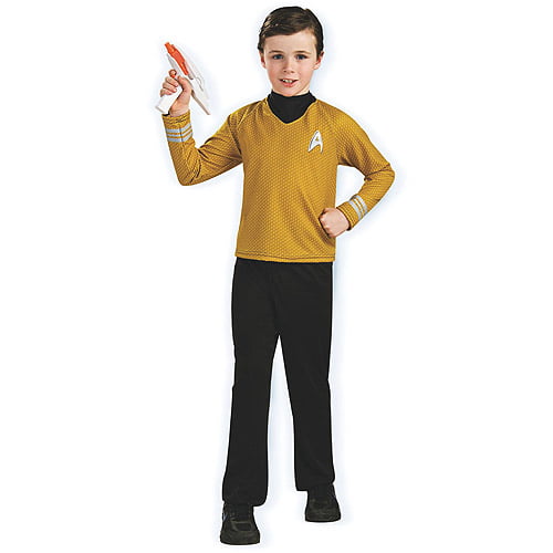 Star Trek Movie Deluxe Shirt Child Halloween Costume, Gold - Walmart.com
