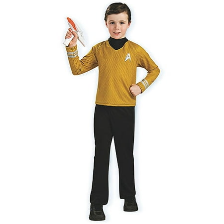 Star Trek Movie Deluxe Shirt Child Halloween Costume, Gold