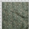 thumbnail image 4 of oneOone Viscose Jersey Dark Green Fabric Leaves Fabric For Sewing Printed Craft Fabric By The Yard 60 Inch Wide, 4 of 7