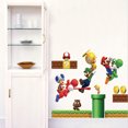 thumbnail image 2 of Pegatina de pared 3D, pegatina de pared de Super Bros, calcomanías de vinilo removibles, decoración artística para guardería, decoración artística para guardería, decoración para el hogar y la habita, 2 of 4