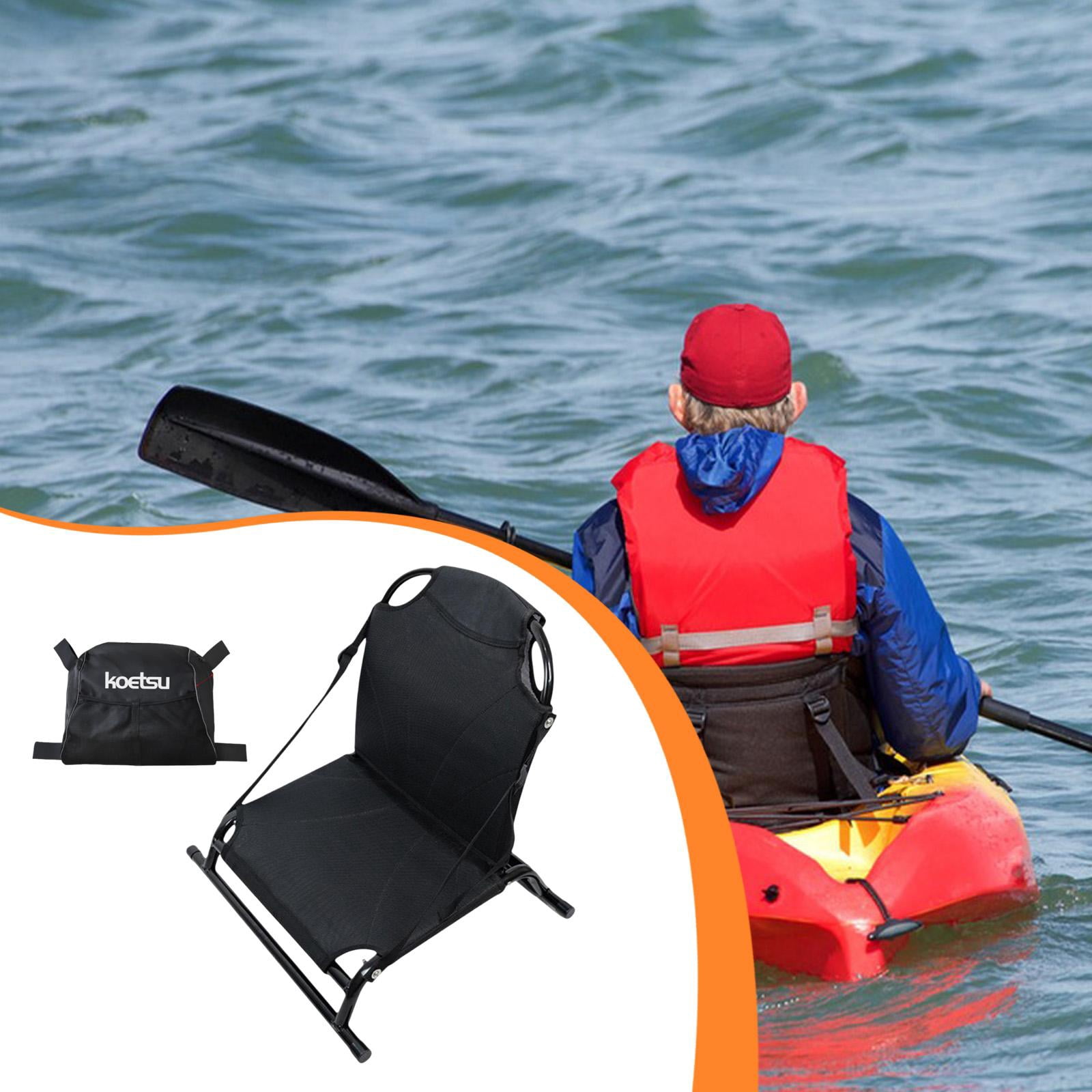 harayaa Folding Kayak Seat Canoe Backrest Seat Breathable with Back for Travel Bleachers
