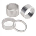thumbnail image 3 of 4 Unids / Set 5/10/15/20 mm Auriculares de Aleación Aluminio Stem Spacer Mtb 28.6Mm Tapa Arandela Horquilla para Ciclismo Carretera, Plata, 3 of 5