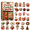 Christmas Candy Shop Advent Calendar, variant on MInHoues Christmas Nutcracker Advent Calendar 2026, 24 Days of Christmas Countdown Calendar with 24Pcs 2D Acrylic Nutcracker Hanging Ornaments, Holiday Surprise Gift for Kids Adults Party Favor