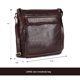 thumbnail image 3 of Bolso bandolera LEDERBUCK Olga Large de piel suave marrón, 3 of 9