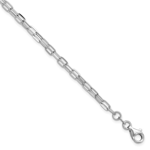 Auriga Fine Jewelry 925 Sterling Silver Rhodium-plated Multi-strand w/ 1inch Bracelet for Women