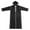 b Black, variant on safuny Cotton Islamic Thobe for Men Solid Color Henley Shirts Fall Long Sleeve Long Gown Thobe Workout Stand Collar Button Kaftan Muslim Long Robe Pockets Beige L