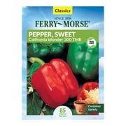Ferry-Morse 340MG Pepper Sweet California Wonder 300 TMR Vegetable Plant Seeds Full Sun