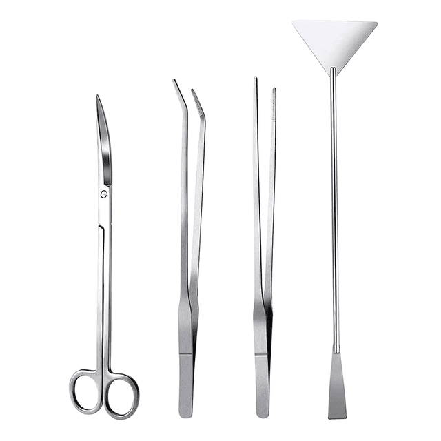 Kits De Herramientas Para Plantas Acuarios Acero Inoxidable Lab.G Kit Limpieza Mascotas