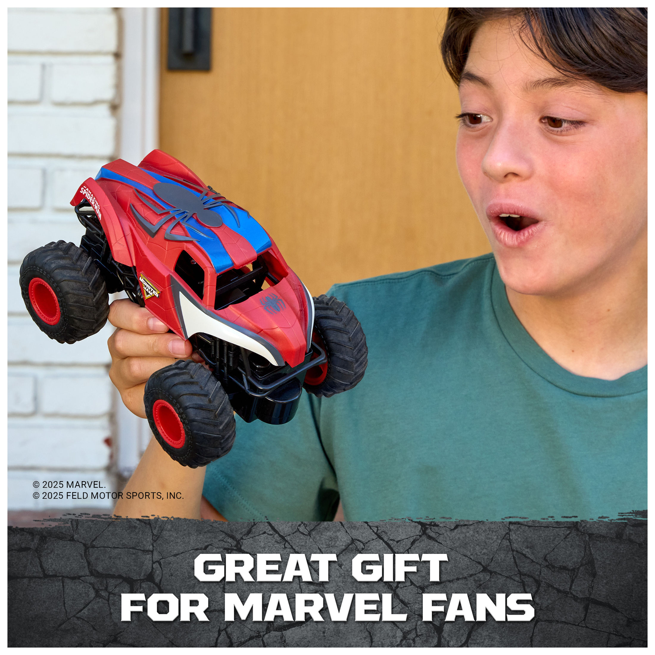 Monster Jam The Amazing Spider-Man RC Monster Truck, 1:24 photo 6