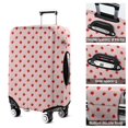 thumbnail image 5 of Red Strawberry Plants Pink Pattern Luggage Cover Fashion Suitcase Cover Baggage Covers Fit 25-28 Inch Luggage (Go Travel), 5 of 5