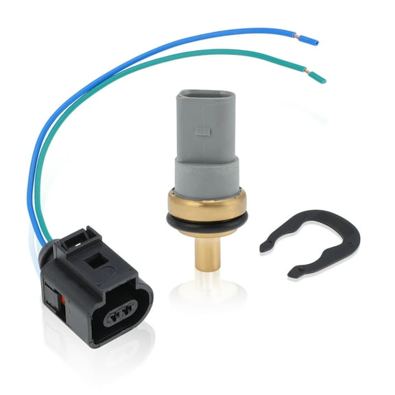 No.06A919501 Water Coolant Temperature Sensor W/Connector Harness Pigtail for Audi A4 A6 RS4 RS6 for VW Passat Beetle for Porsche No.059919501A/078919501C