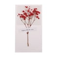 thumbnail image 1 of SIfdSeng Get it Fast Christmas Charm Dried Flower Greeting Card Festive Design Natural Holiday Sentiments Idea, 1 of 5