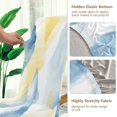 thumbnail image 3 of Chair Protector Cover Dining Chair Slipcovers Pack of 4, Removable Washable Seat Cover for Dining Room Wedding Light Blue and Yellow Mountain, 3 of 7