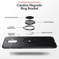 thumbnail image 5 of Shockproof Soft Gel Case For Samsung A6 - Metal Ring Stand, High Quality, Scratch-resistant, Non-slip, Dustproof, Full Protection, 5 of 5