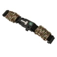 thumbnail image 1 of Correa De Reloj Paracord, Pulsera De Paracord Para Acampar Cortador De Cuerda De Moda Arrancador De Fuego 6 En 1 Para Escalada Para Senderismo, 1 of 7