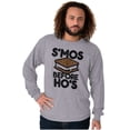 thumbnail image 3 of Smore Funny Bros Camping Friends Men Big & Tall Long Sleeve Tee Brisco Brands 2X, 3 of 6