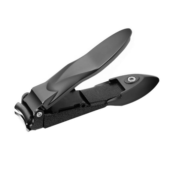 Nail Clippers for Men with Catcher - Sharp Heavy Duty Self-Collecting Nail Cutters Fingernails and Toenails Nail Care