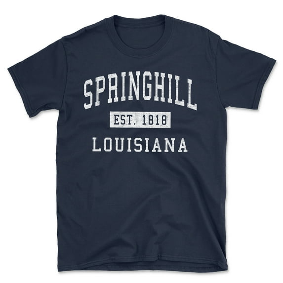 Springhill Louisiana Classic Established Men's Cotton T-Shirt