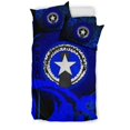 thumbnail image 3 of Juego de funda nórdica Islas Marianas del Norte - Hibiscus y Wave Blue, 3 of 3