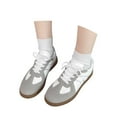 thumbnail image 3 of Women's On Sneakers Machine Washable Easy Care Stylish Comfortable Casual Shoes Breathable Soft Flat Sneakers Ideal For Daily Wear With Lace Up Design, 3 of 9