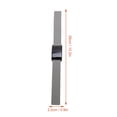 thumbnail image 5 of Yajisi Magnetic Silicone Watch Band Replacement for WHOOP 4.0 Watch, Soft Skin Friendly Fitness Tracking Sport Strap Bracelet, 10.2 inches / 26 cm, Gray Orange, 5 of 9