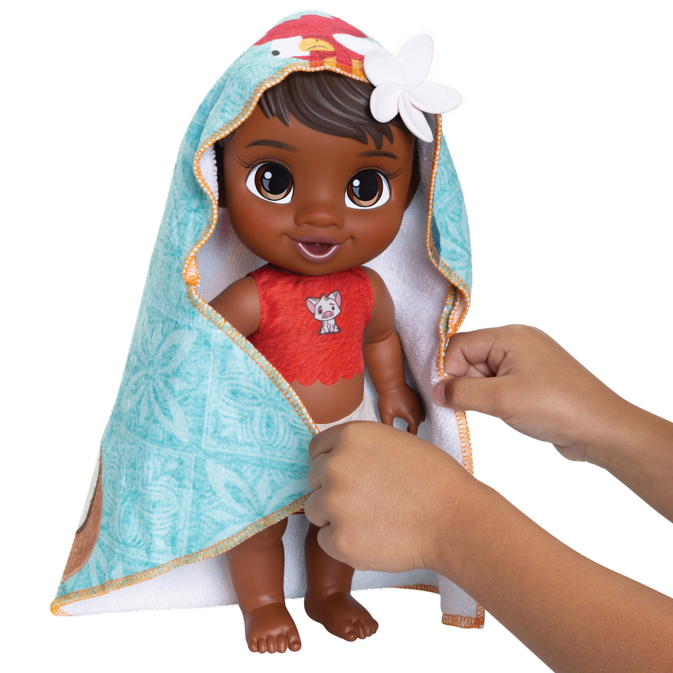 Disney Princess Baby Moana Bath Time Doll with Accessories