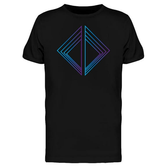 Cool Triangles in cold colors Men's T-shirt