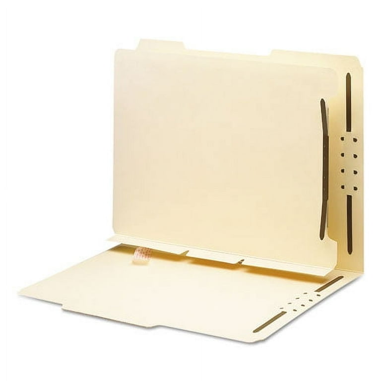 Self-Adhesive Folder Dividers with Twin-Prong Fasteners for Top/End Tab Folders, 1 Fastener, Letter Size, Manila, 25/Pack Self-Adhesive Folder Dividers with Twin-Prong Fasteners for Top/End Tab Folders, 1 Fastener, Letter Size, Manila, 25/Pack
