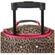thumbnail image 5 of Bolsa de Lona con Ruedas Rockland Rosa Leopardo, 5 of 9